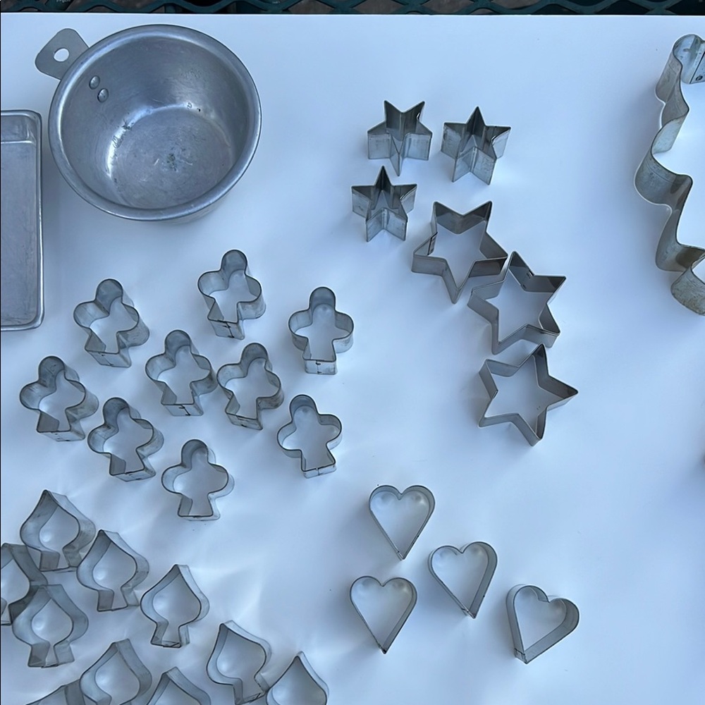 Source Unknown Silver Cookie Cutter Set - Picture 8 of 8